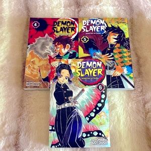 Demon Slayer Vol 4,5,6